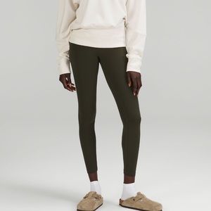 Lululemon size 4 Align leggings 25” in color Dark Olive
